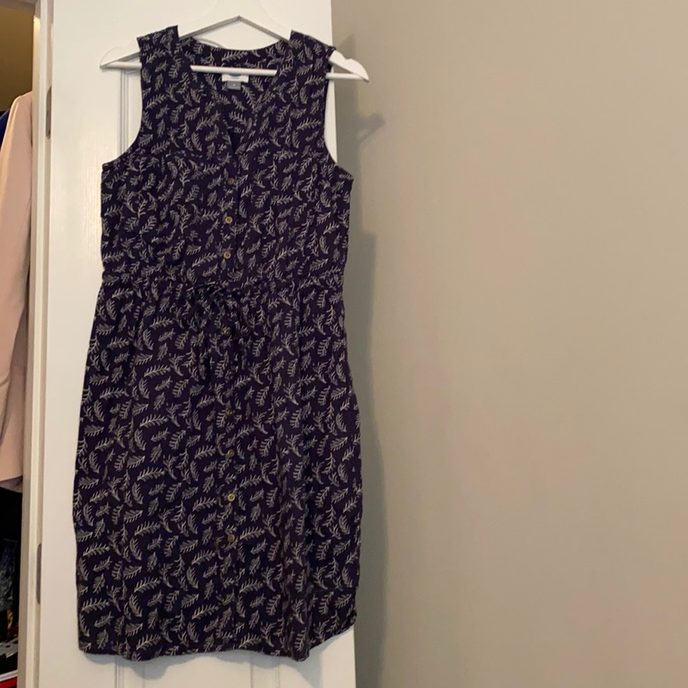 Blue&White Flannel Dress